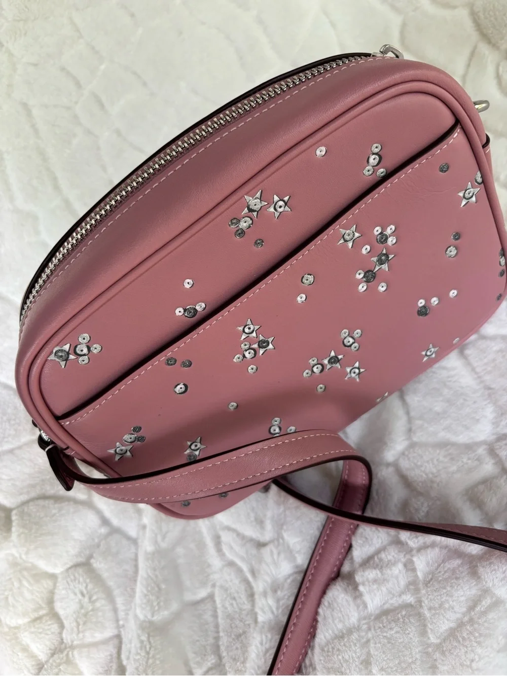 Coach MINI JAMIE CAMERA BAG WITH STAR PRINT
